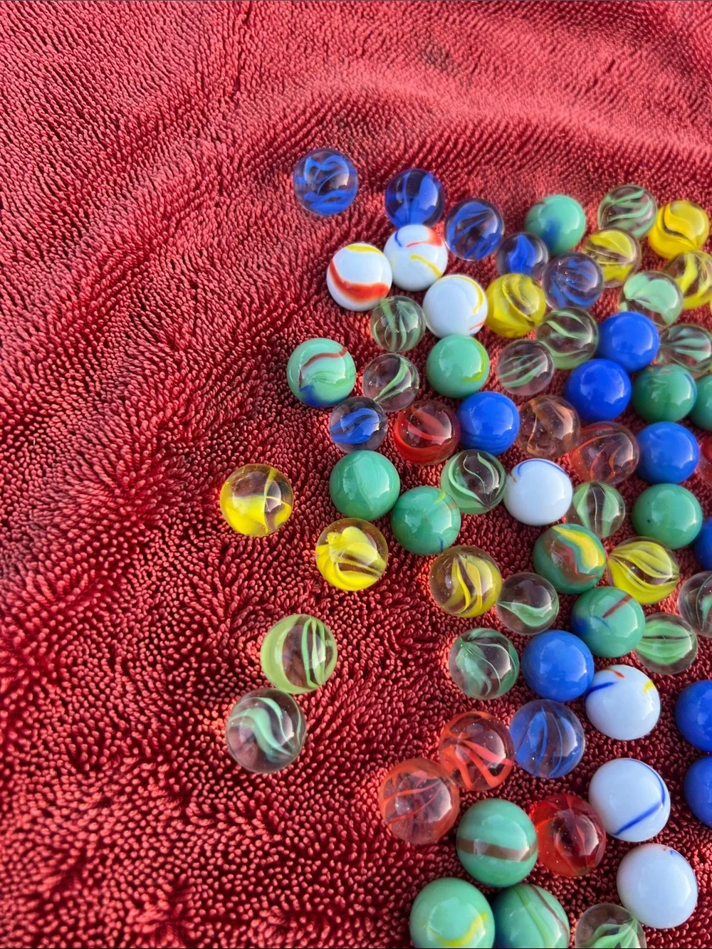 Classic Glass Marbles Assortment - Multicolor Pack